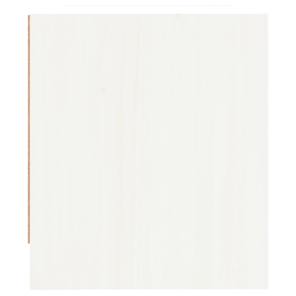 Nachtkastjes 2 st 40x31x35,5 cm massief grenenhout wit is nu te koop bij PeponiXL, paradijselijk wonen!