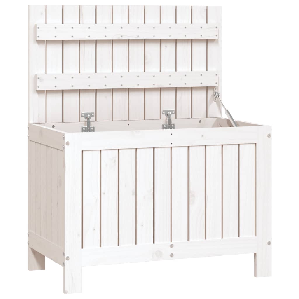 Tuinbox 76x42,5x54 cm massief grenenhout wit is nu te koop bij PeponiXL, paradijselijk wonen!