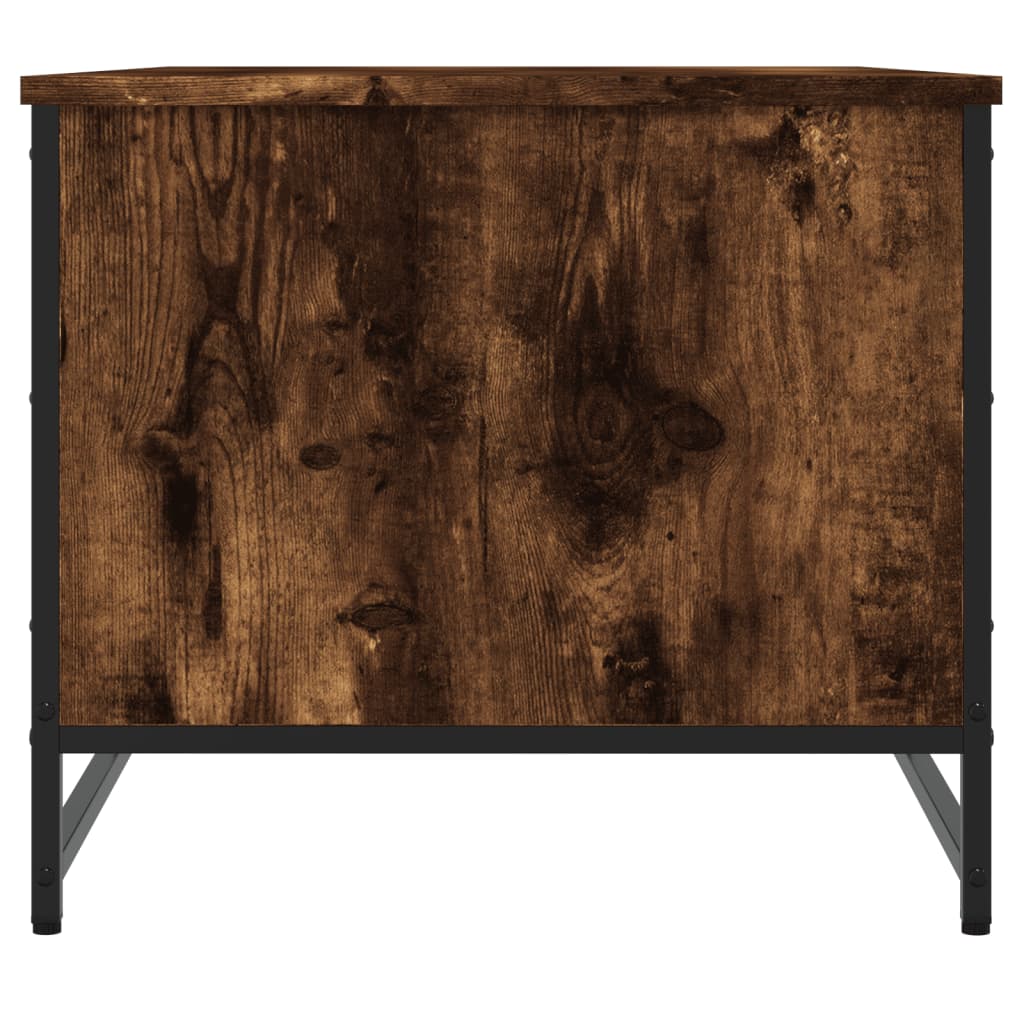 Salontafel 85,5x51x45 cm bewerkt hout gerookt eikenkleurig is nu te koop bij PeponiXL, paradijselijk wonen!