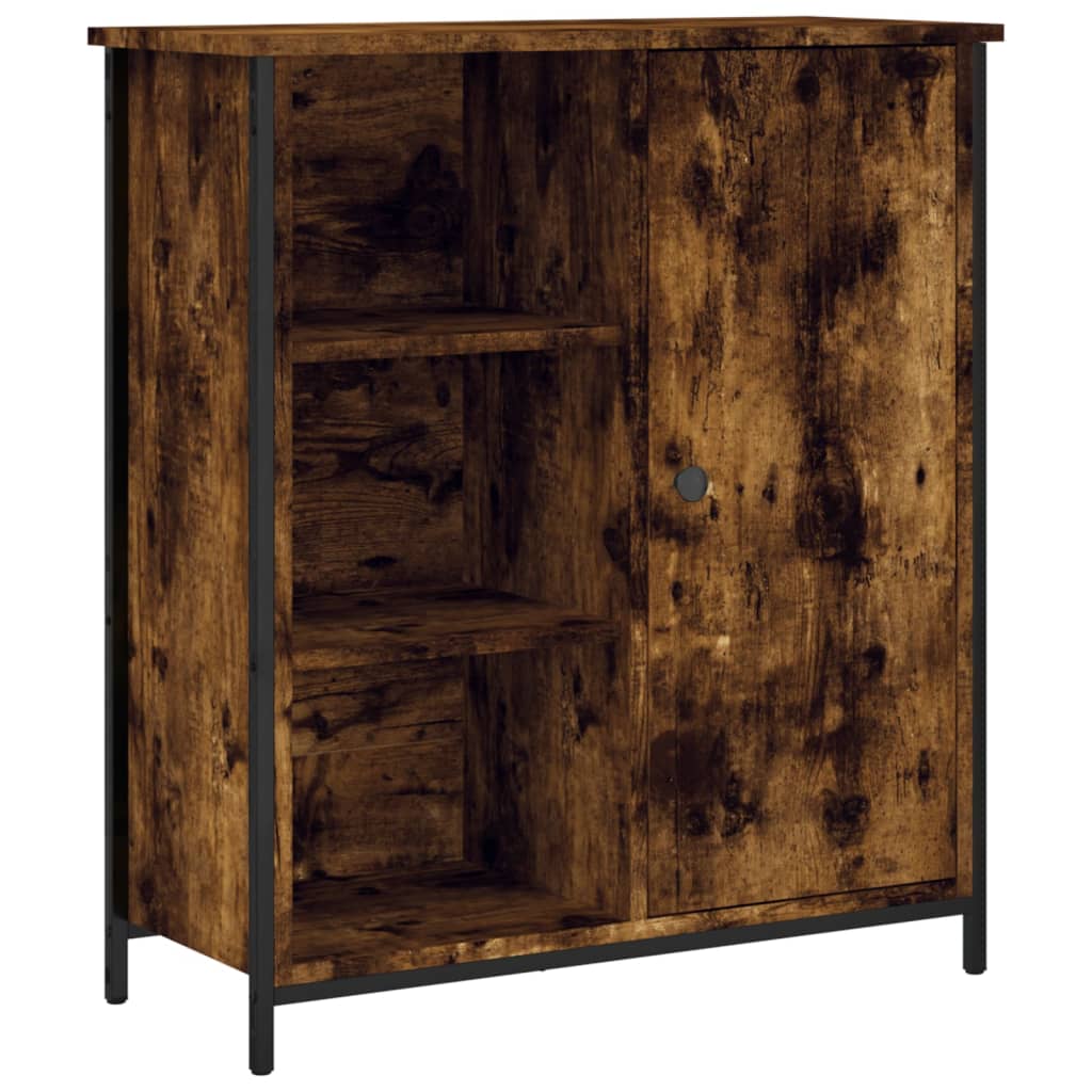Dressoir 70x30x80 cm bewerkt hout gerookt eikenkleurig is nu te koop bij PeponiXL, paradijselijk wonen!