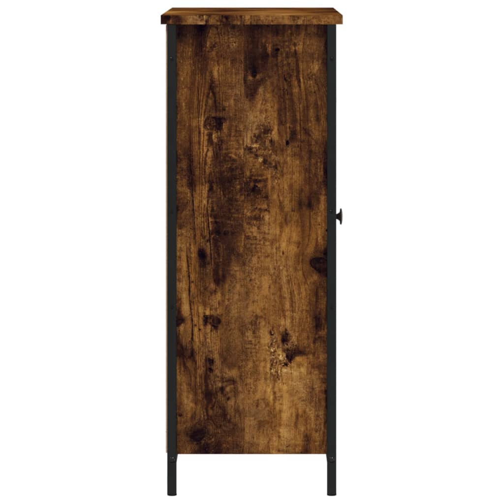Dressoir 70x30x80 cm bewerkt hout gerookt eikenkleurig is nu te koop bij PeponiXL, paradijselijk wonen!
