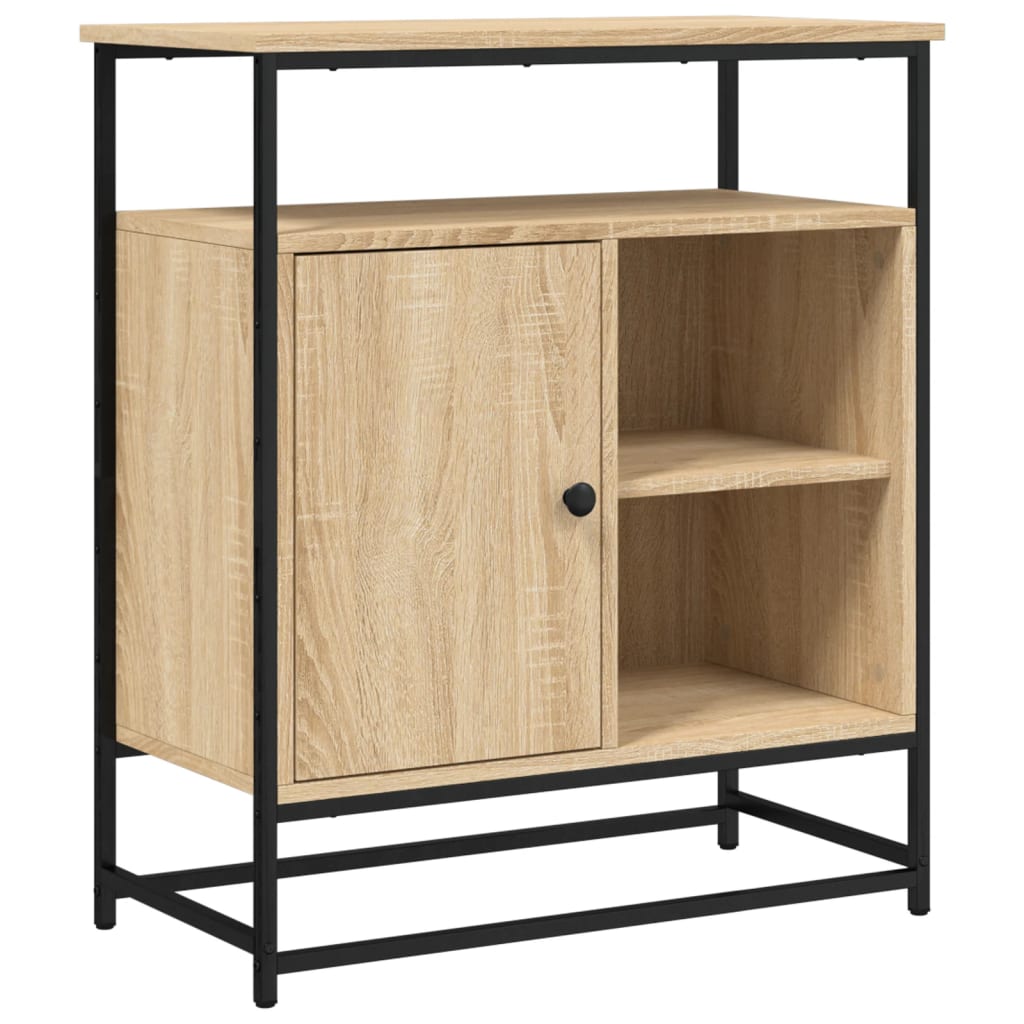 Dressoir Sonoma Eiken 69x35x80 cm Bewerkt Hout is nu te koop bij PeponiXL, paradijselijk wonen!