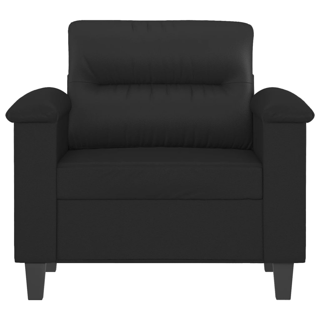 Fauteuil 60 cm kunstleer zwart is nu te koop bij PeponiXL, paradijselijk wonen!
