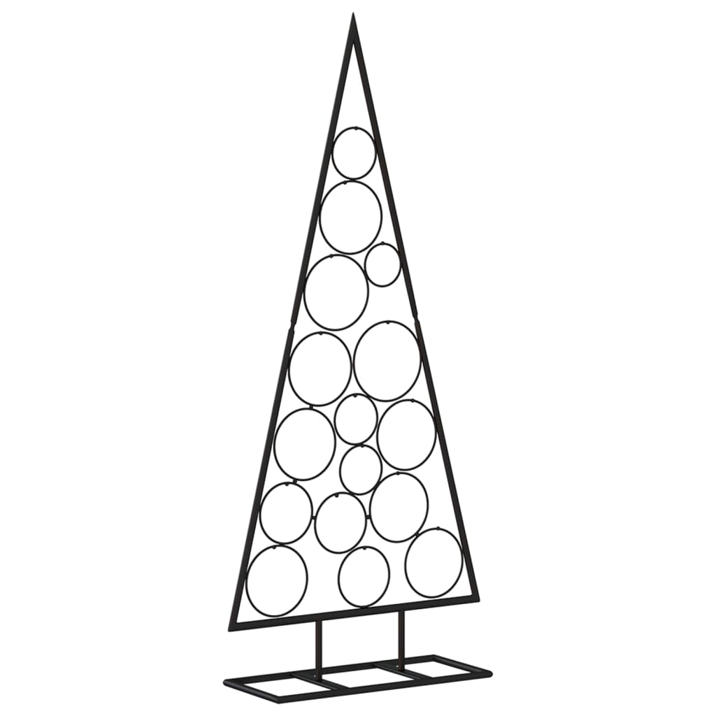 Kerstdecoratie kerstboom 125 cm metaal zwart is nu te koop bij PeponiXL, paradijselijk wonen!