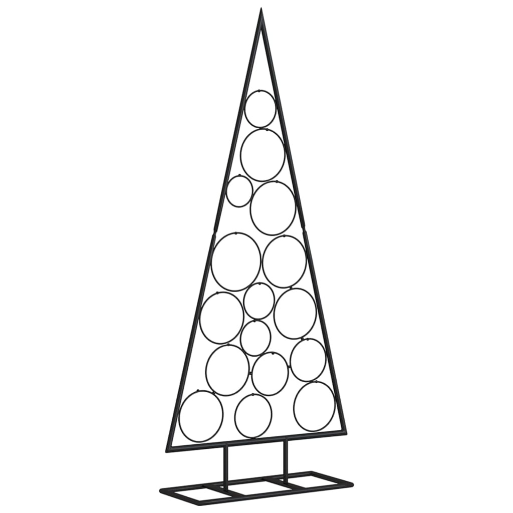 Kerstdecoratie kerstboom 125 cm metaal zwart is nu te koop bij PeponiXL, paradijselijk wonen!