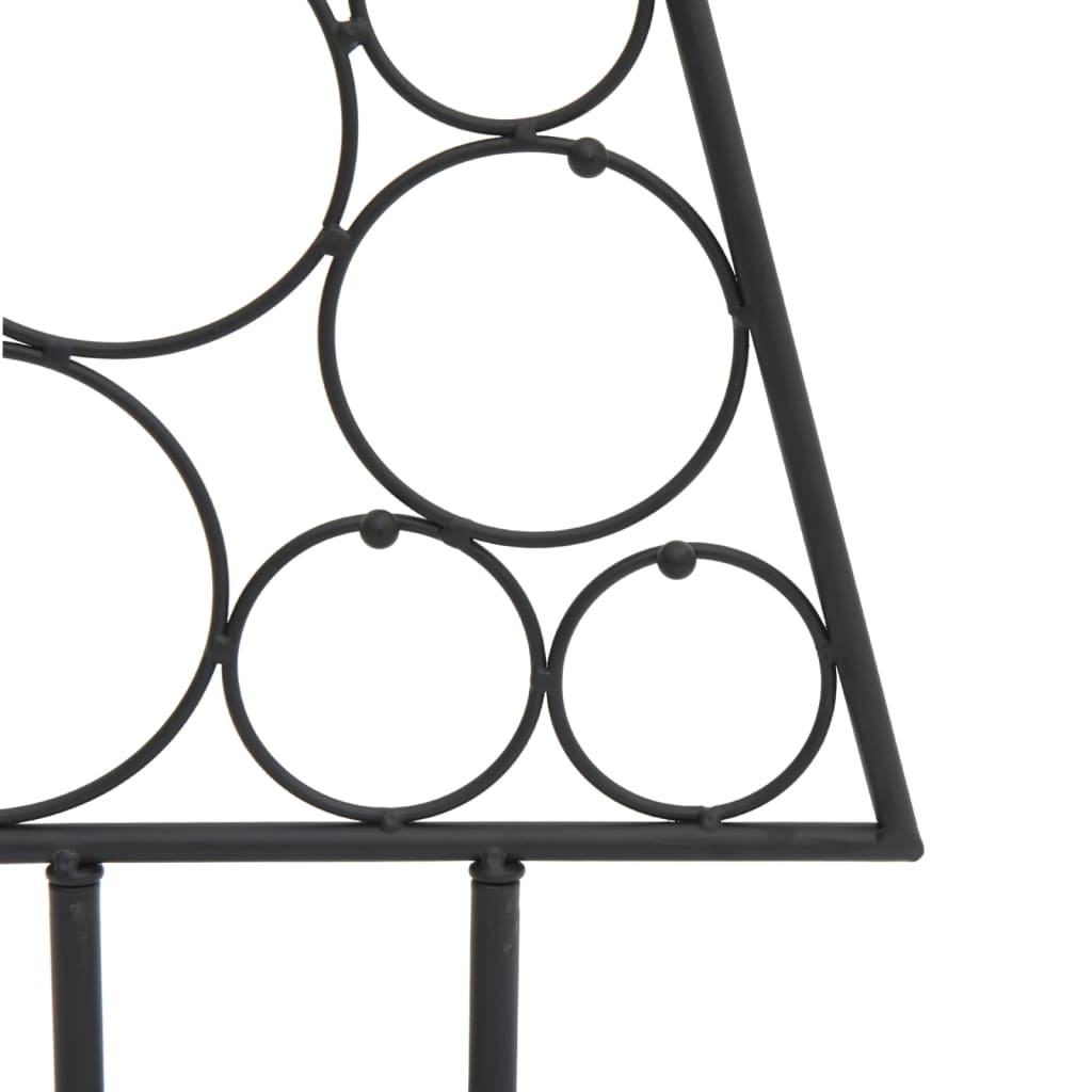 Kerstdecoratie kerstboom 125 cm metaal zwart is nu te koop bij PeponiXL, paradijselijk wonen!