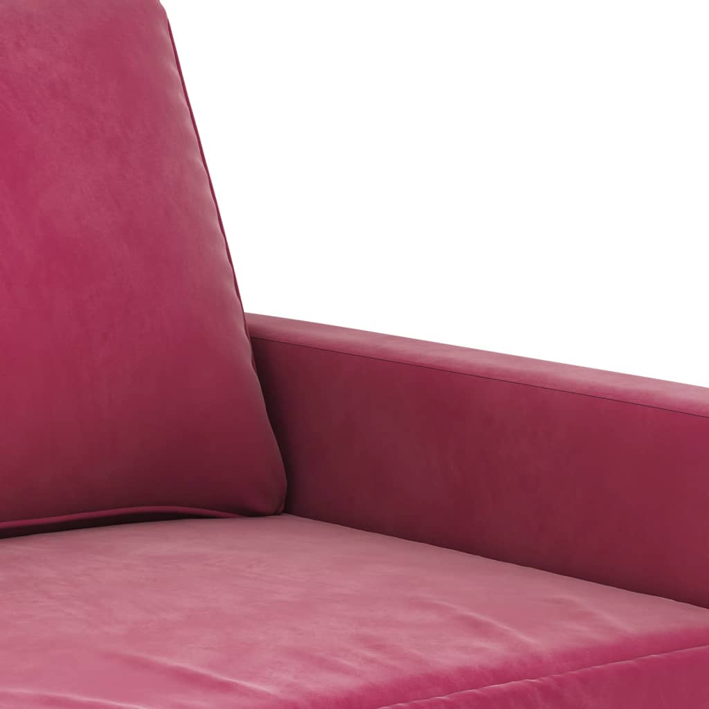 Fauteuil 60 cm fluweel wijnrood is nu te koop bij PeponiXL, paradijselijk wonen!