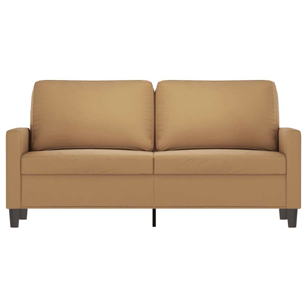 Tweezitsbank 140 cm stof bruin is nu te koop bij PeponiXL, paradijselijk wonen!