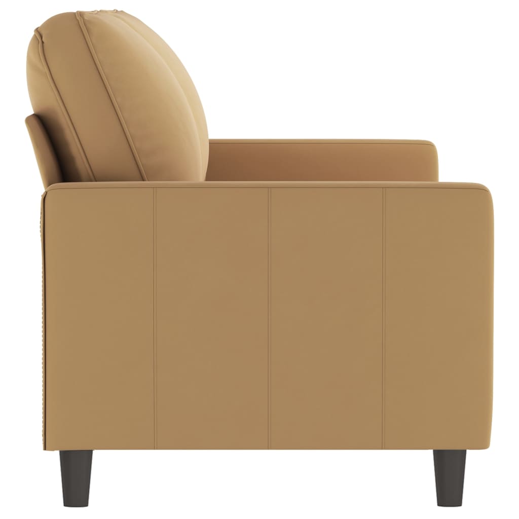 Tweezitsbank 140 cm stof bruin is nu te koop bij PeponiXL, paradijselijk wonen!