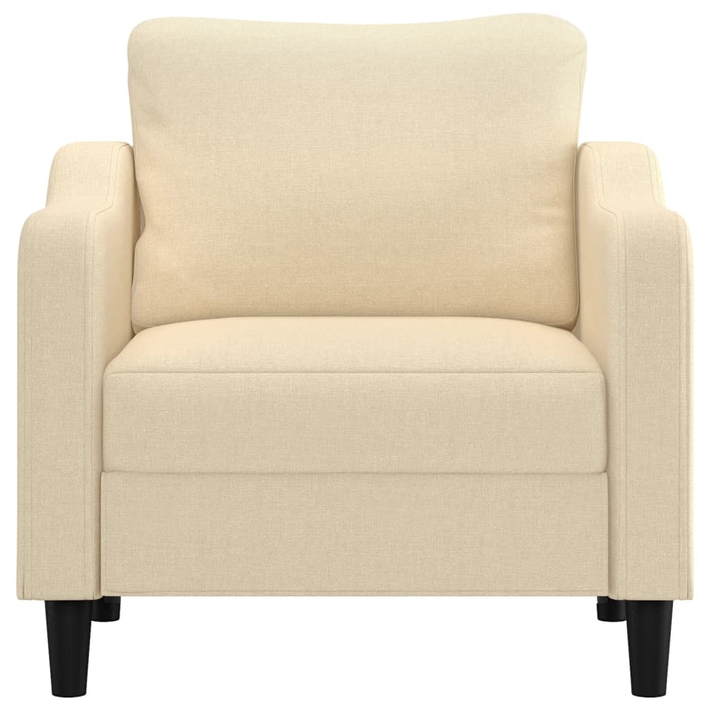 Fauteuil 60 cm stof crèmekleurig is nu te koop bij PeponiXL, paradijselijk wonen!