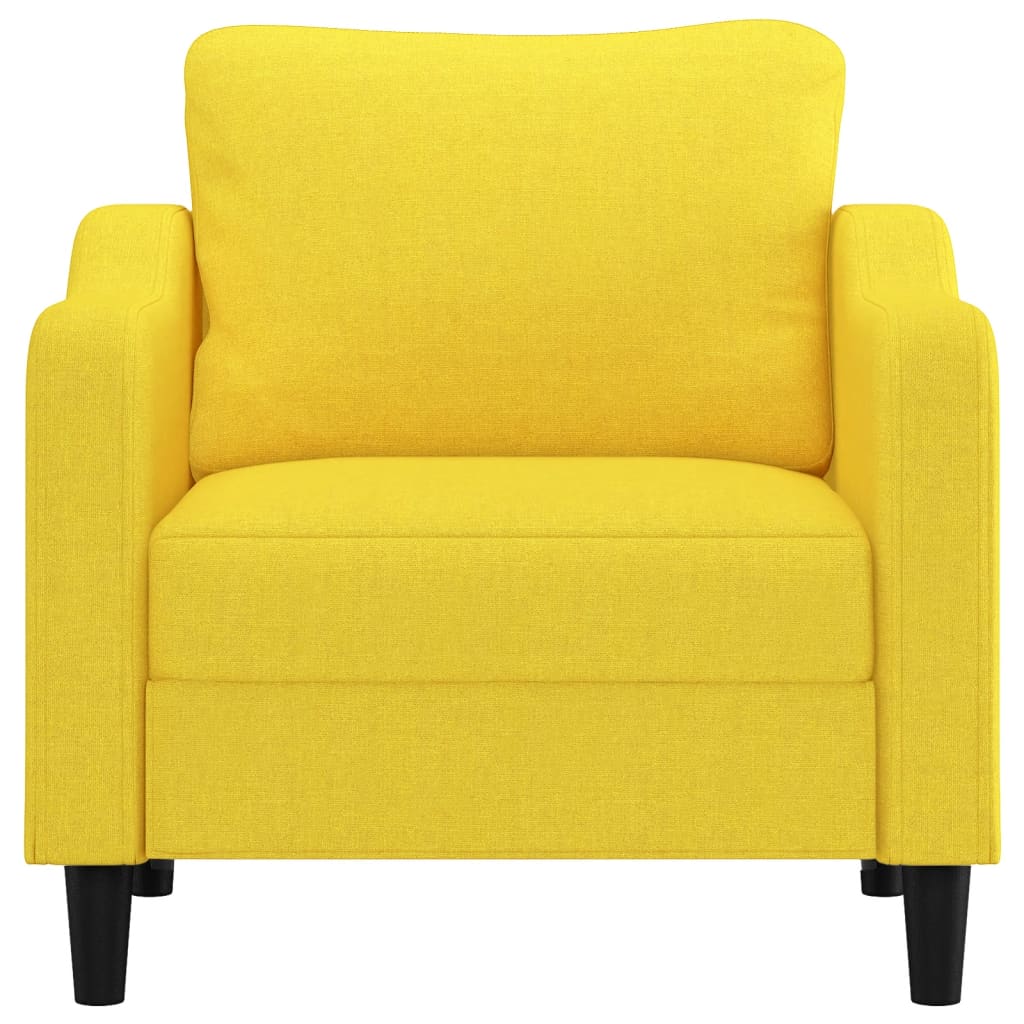 Fauteuil 60 cm stof lichtgeel is nu te koop bij PeponiXL, paradijselijk wonen!
