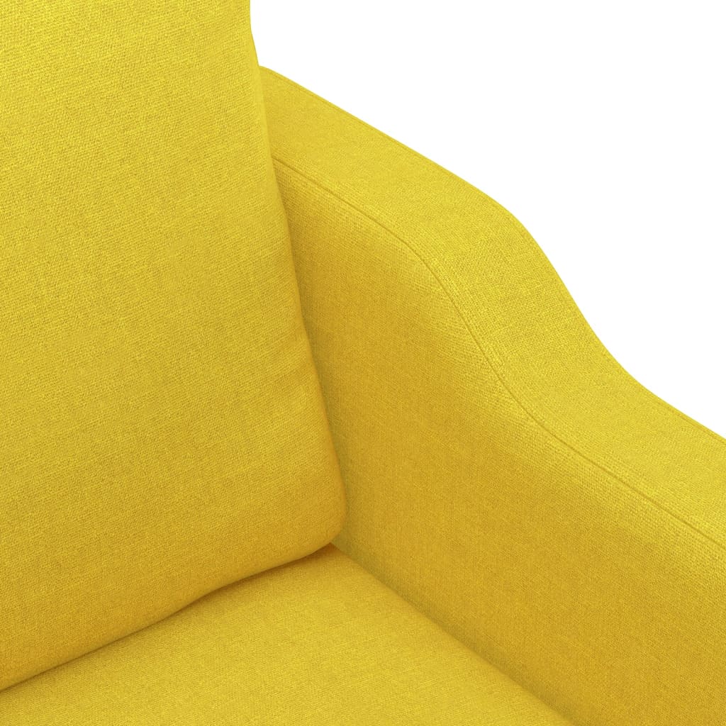 Fauteuil 60 cm stof lichtgeel is nu te koop bij PeponiXL, paradijselijk wonen!