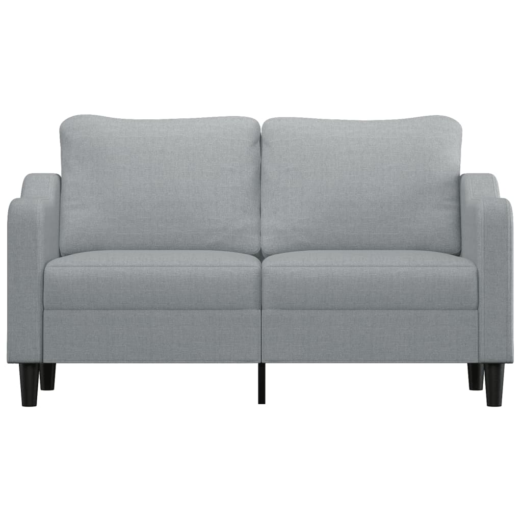 Tweezitsbank 140 cm stof lichtgrijs is nu te koop bij PeponiXL, paradijselijk wonen!