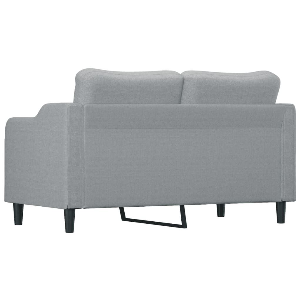 Tweezitsbank 140 cm stof lichtgrijs is nu te koop bij PeponiXL, paradijselijk wonen!