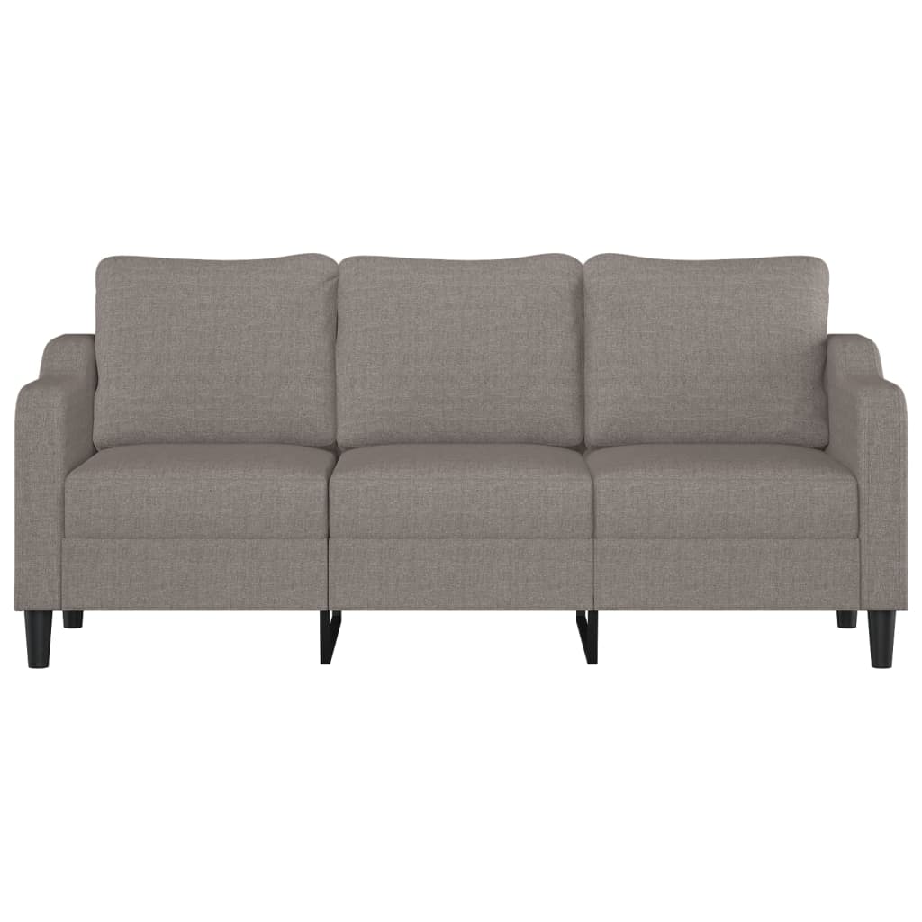 Driezitsbank 180 cm stof taupe is nu te koop bij PeponiXL, paradijselijk wonen!