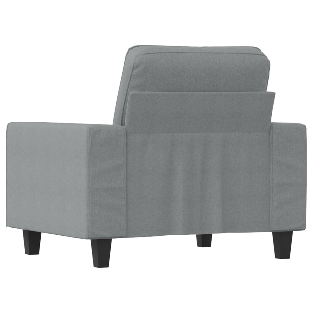 Fauteuil 60 cm stof lichtgrijs is nu te koop bij PeponiXL, paradijselijk wonen!