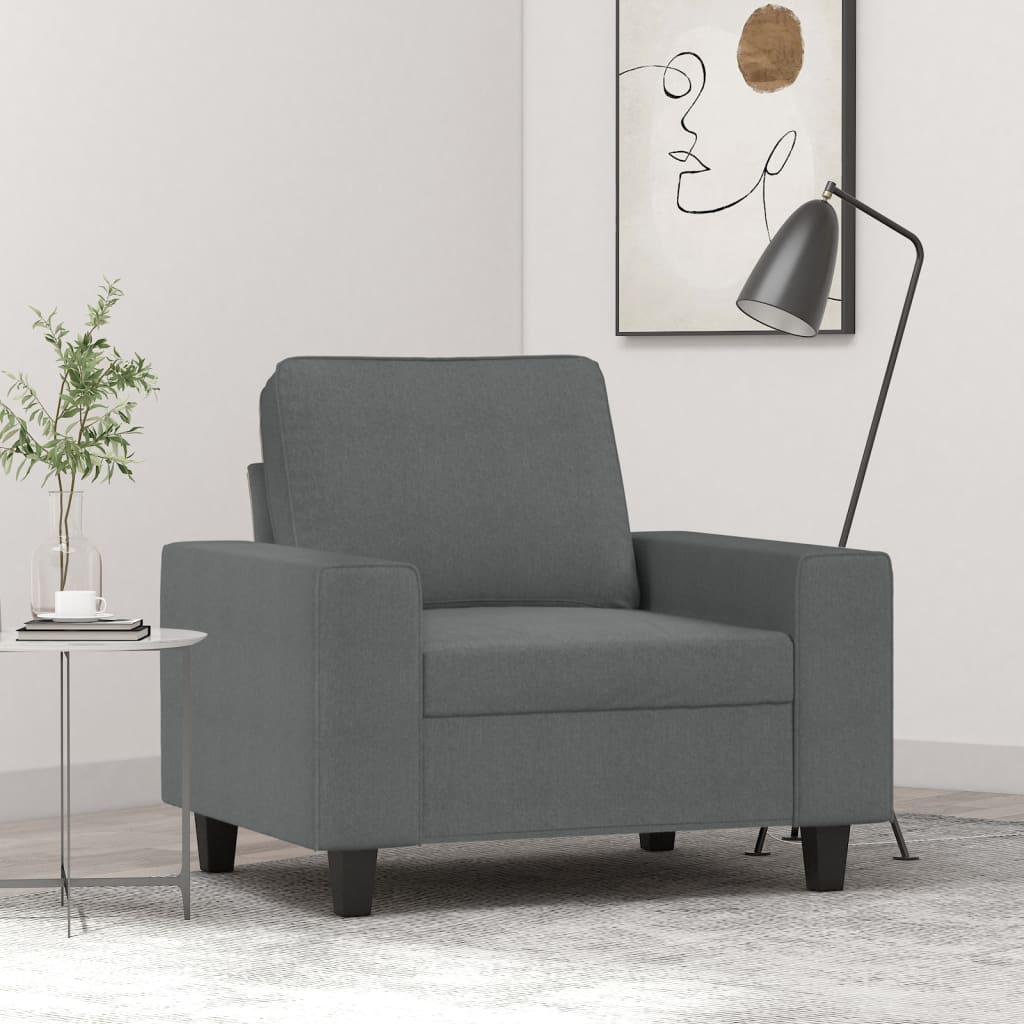 Fauteuil 60 cm stof donkergrijs is nu te koop bij PeponiXL, paradijselijk wonen!