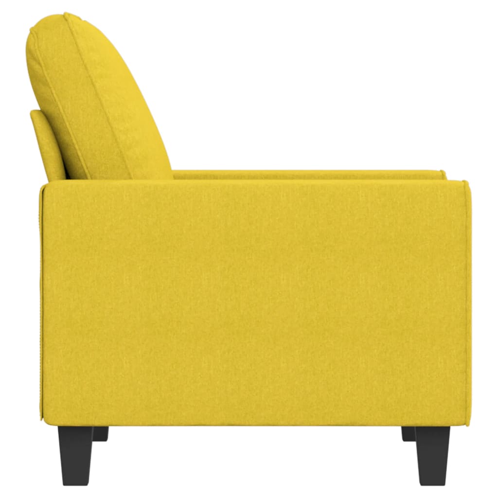 Fauteuil 60 cm stof lichtgeel is nu te koop bij PeponiXL, paradijselijk wonen!