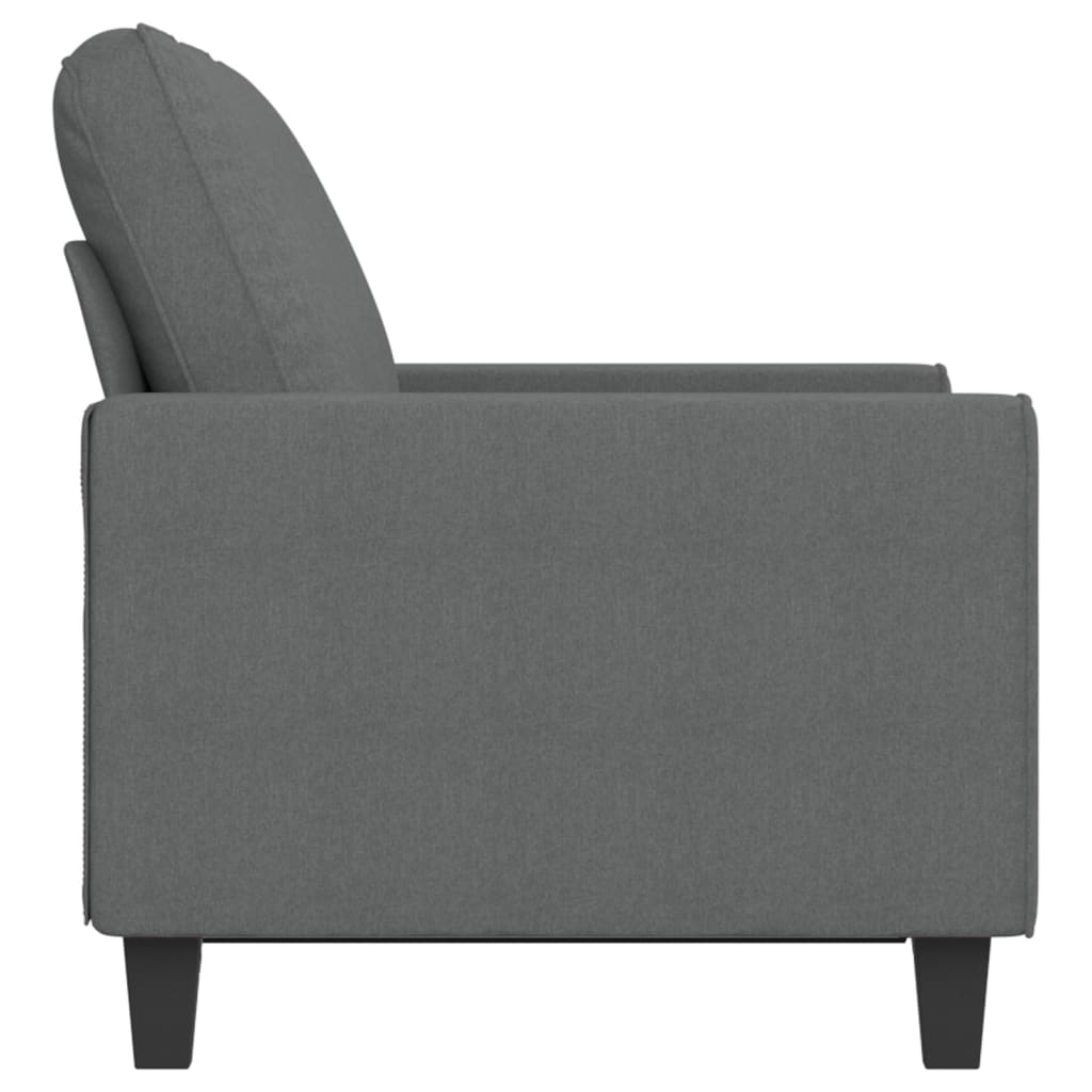 Tweezitsbank 120 cm stof donkergrijs is nu te koop bij PeponiXL, paradijselijk wonen!