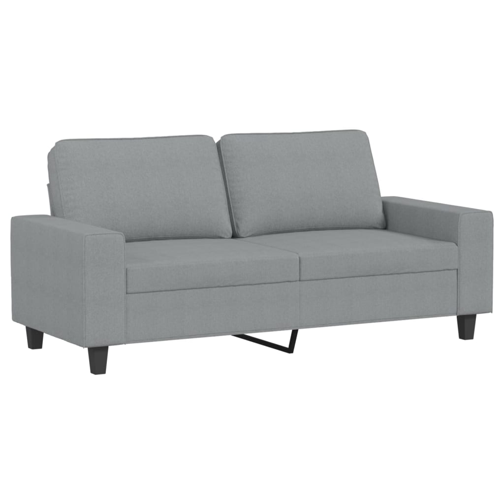 Tweezitsbank 140 cm stof lichtgrijs is nu te koop bij PeponiXL, paradijselijk wonen!