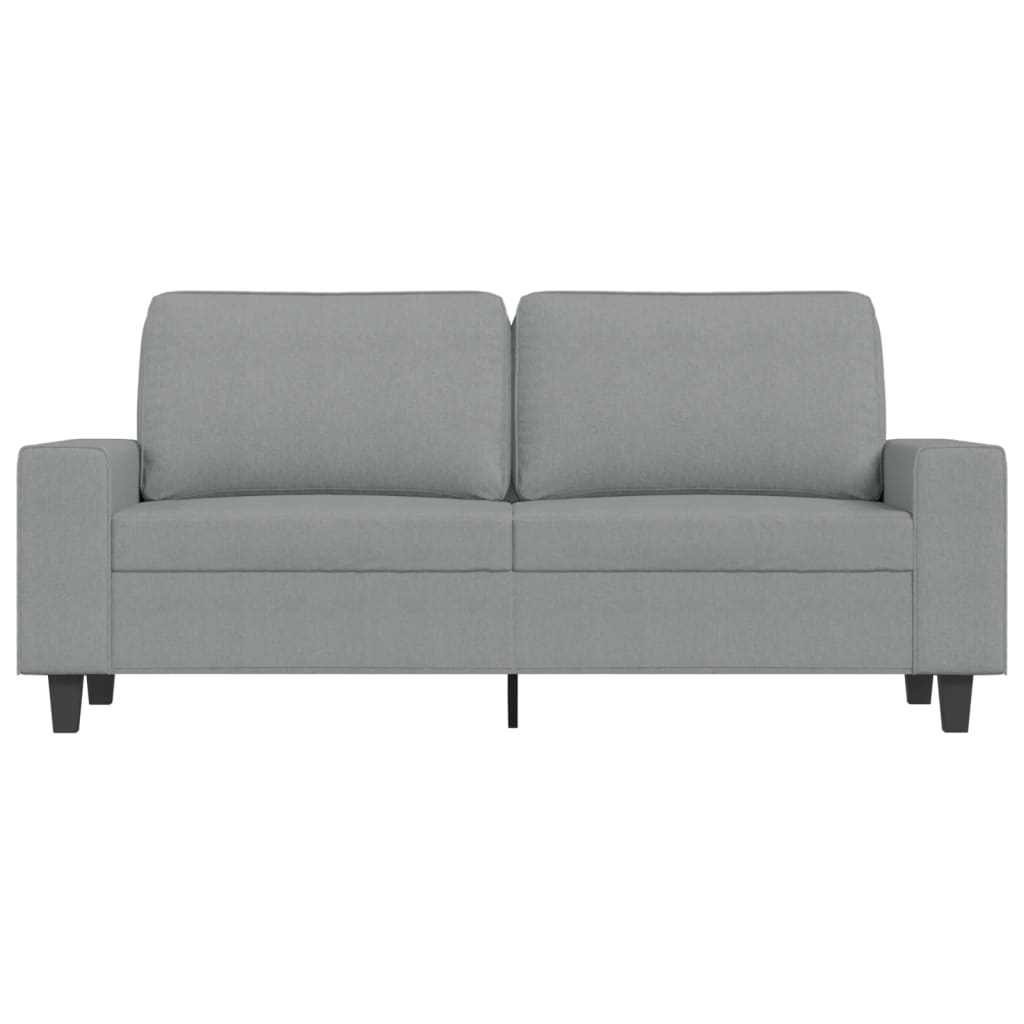 Tweezitsbank 140 cm stof lichtgrijs is nu te koop bij PeponiXL, paradijselijk wonen!