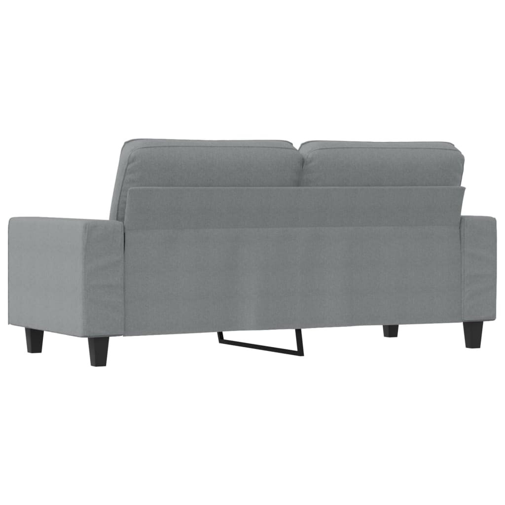 Tweezitsbank 140 cm stof lichtgrijs is nu te koop bij PeponiXL, paradijselijk wonen!