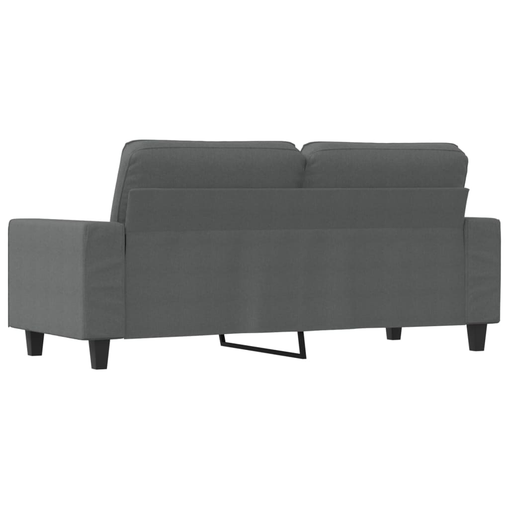 Tweezitsbank 140 cm stof donkergrijs is nu te koop bij PeponiXL, paradijselijk wonen!