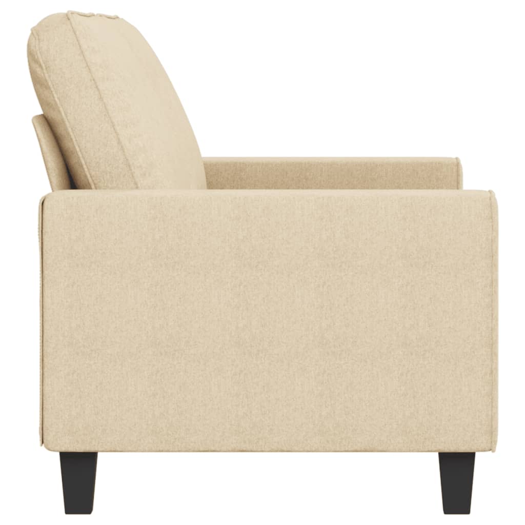 Tweezitsbank 140 cm stof crèmekleurig is nu te koop bij PeponiXL, paradijselijk wonen!