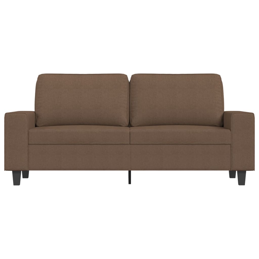 Tweezitsbank 140 cm stof bruin is nu te koop bij PeponiXL, paradijselijk wonen!