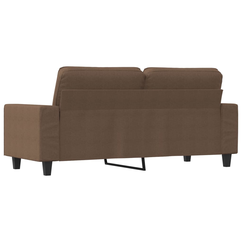 Tweezitsbank 140 cm stof bruin is nu te koop bij PeponiXL, paradijselijk wonen!