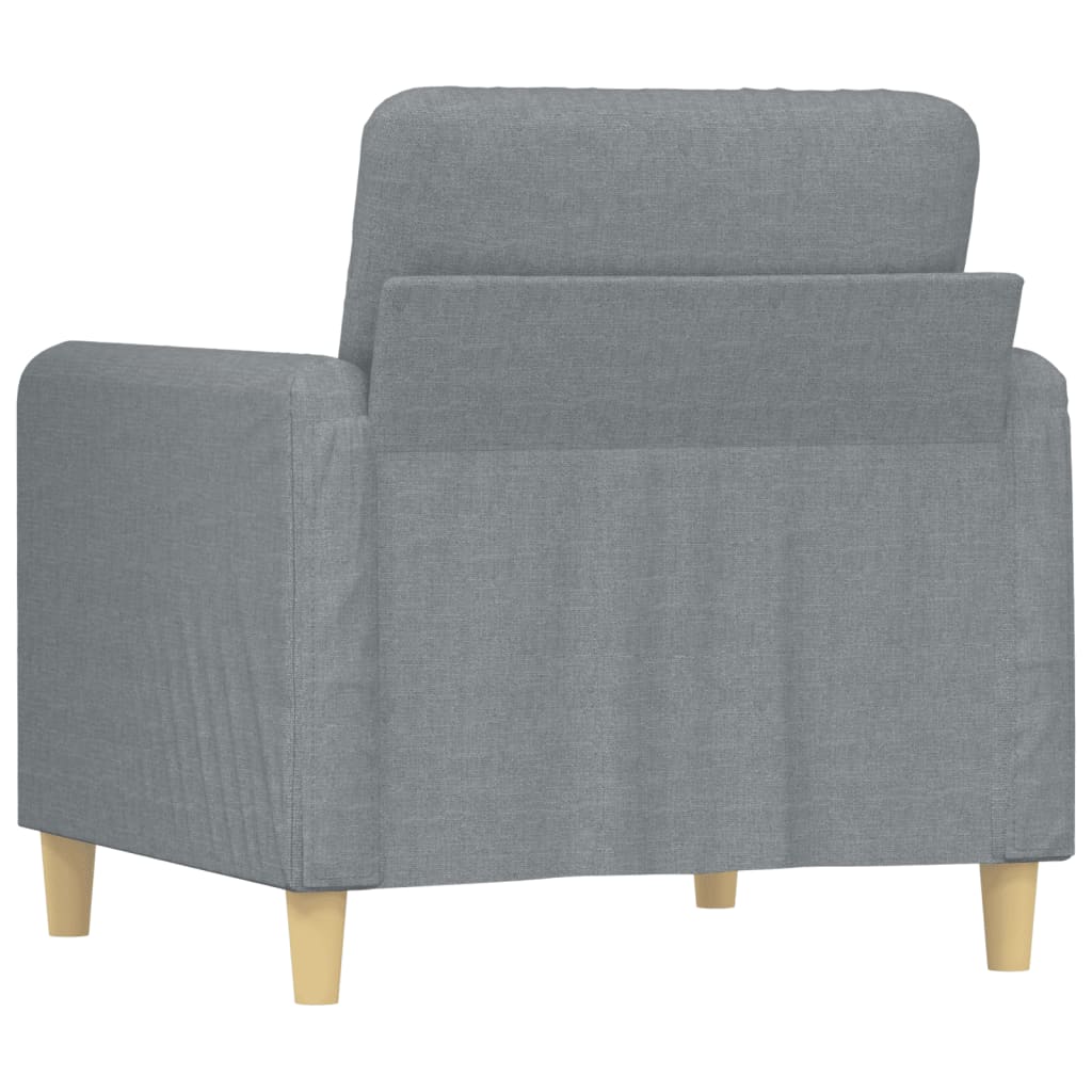 Fauteuil 60 cm stof lichtgrijs is nu te koop bij PeponiXL, paradijselijk wonen!