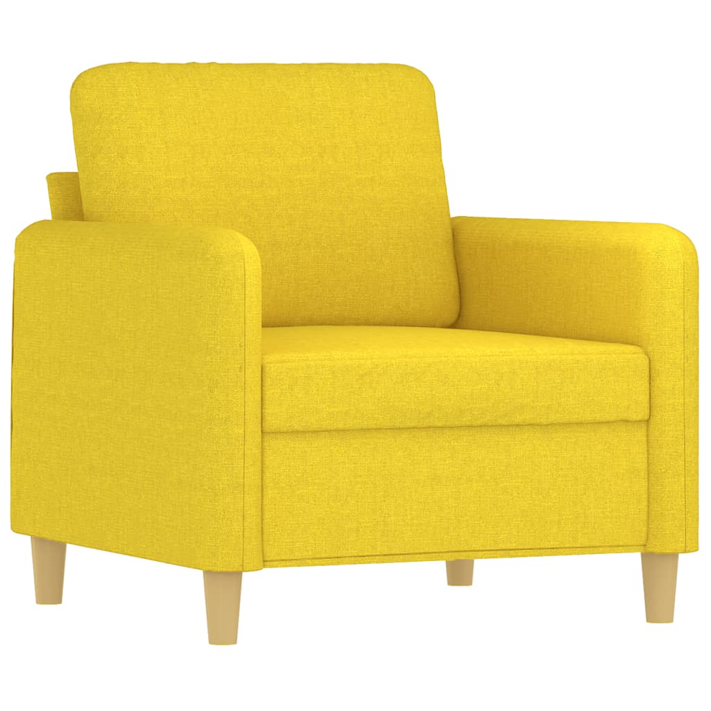 Fauteuil 60 cm stof lichtgeel is nu te koop bij PeponiXL, paradijselijk wonen!