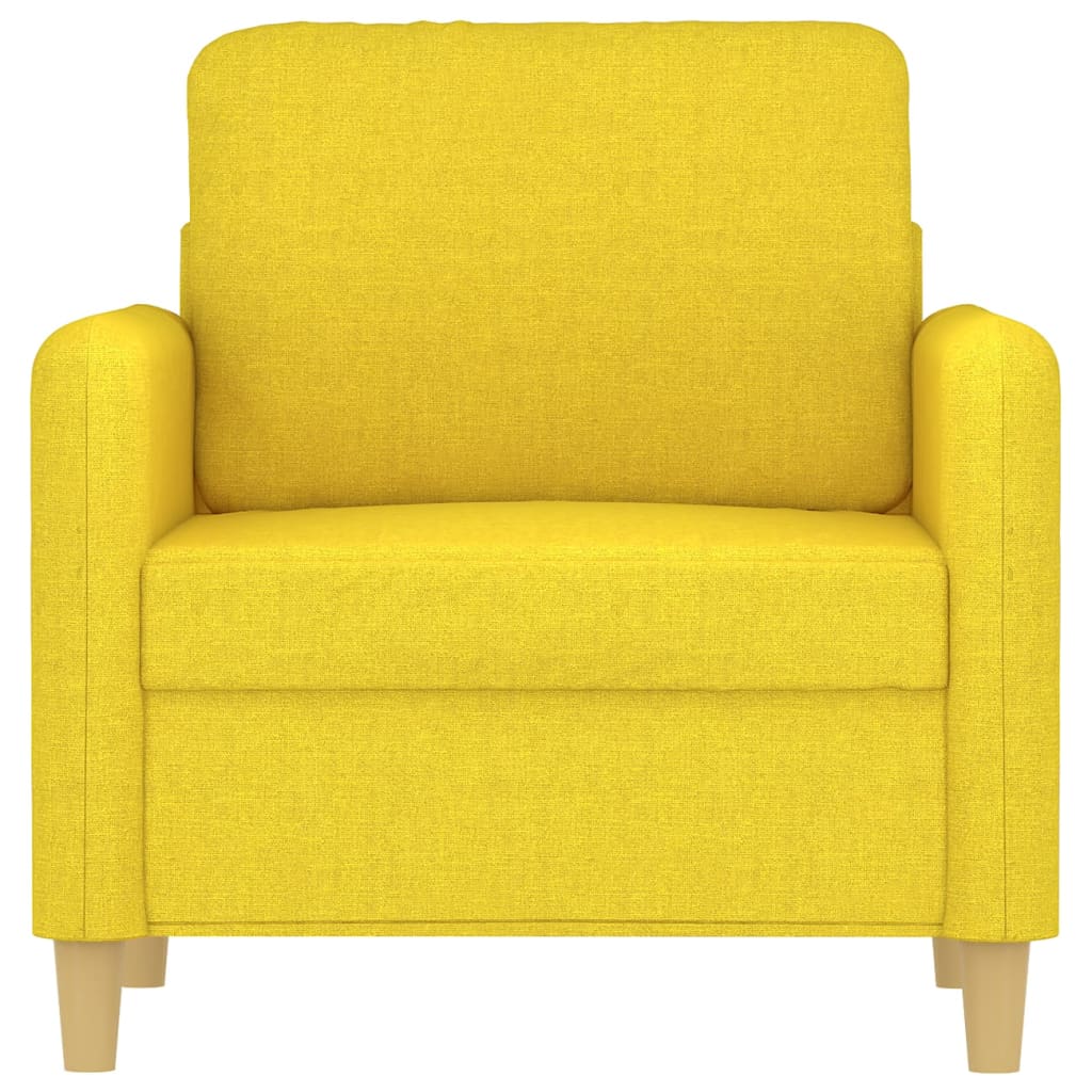 Fauteuil 60 cm stof lichtgeel is nu te koop bij PeponiXL, paradijselijk wonen!
