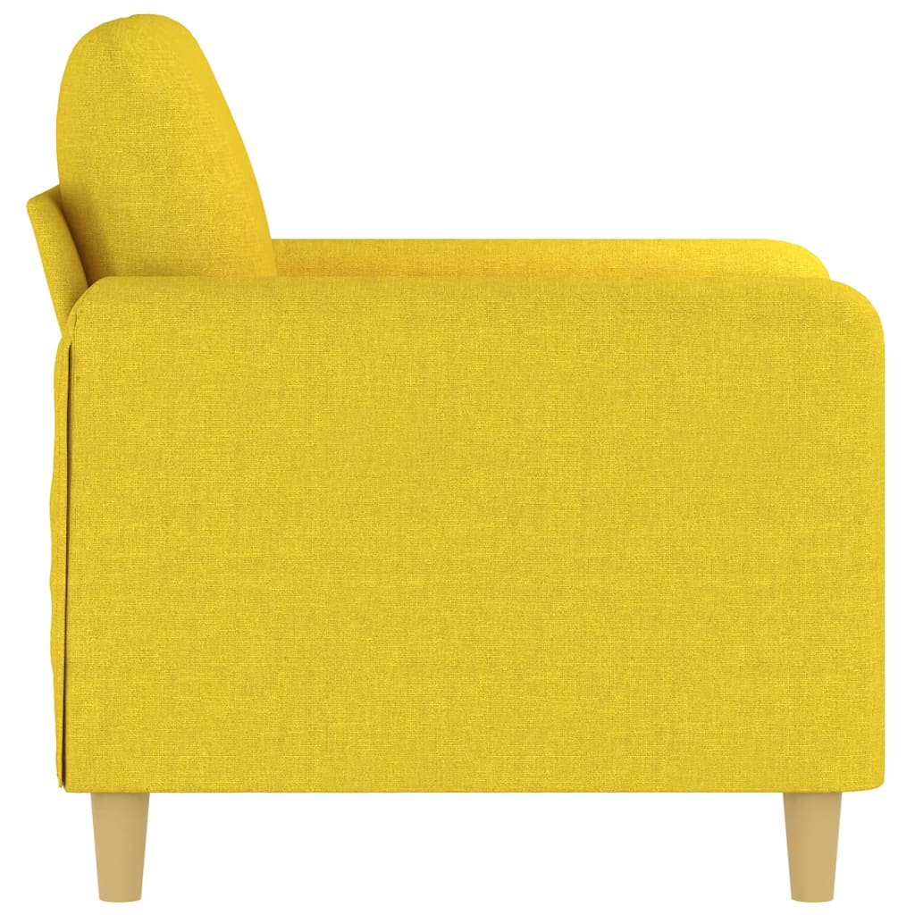Fauteuil 60 cm stof lichtgeel is nu te koop bij PeponiXL, paradijselijk wonen!