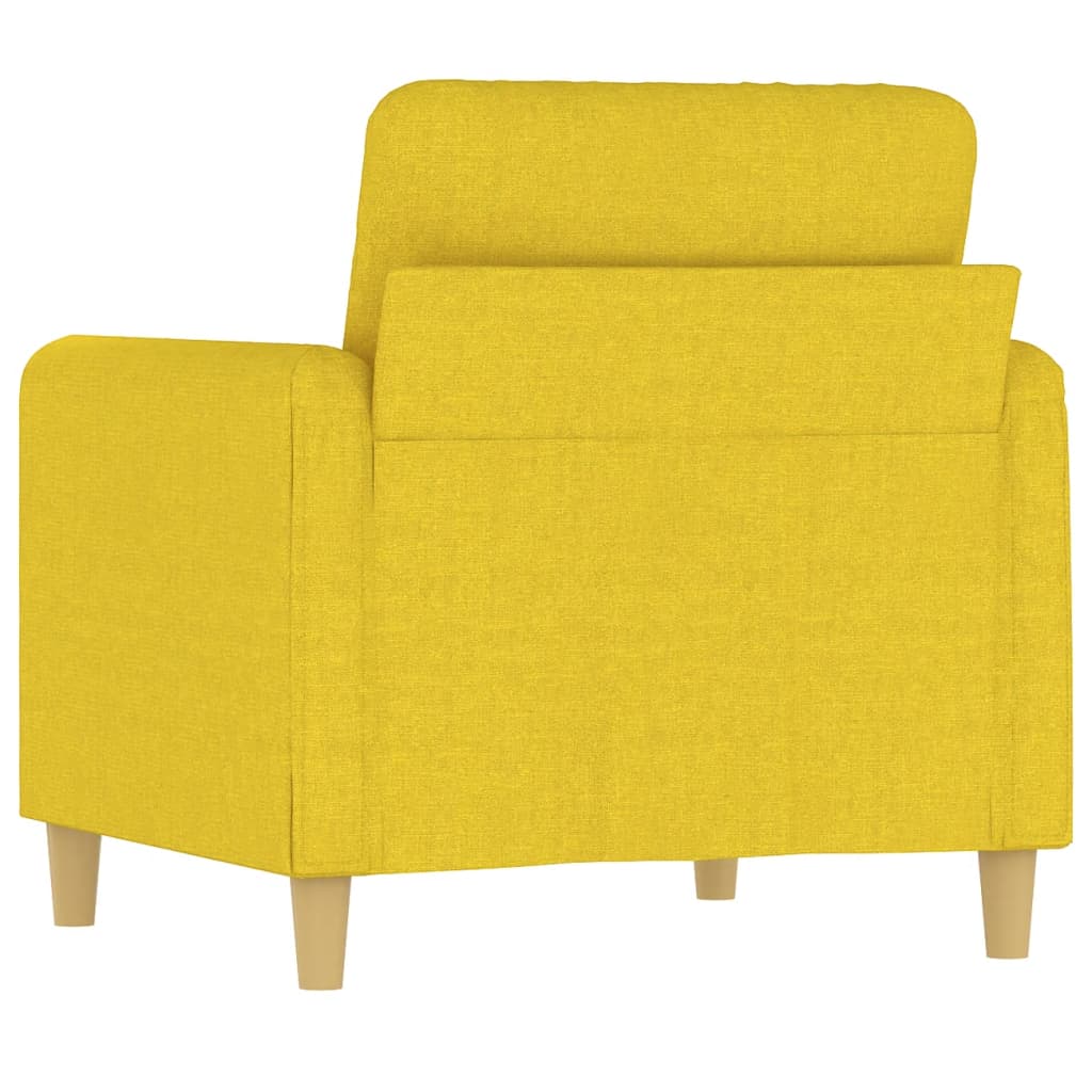 Fauteuil 60 cm stof lichtgeel is nu te koop bij PeponiXL, paradijselijk wonen!