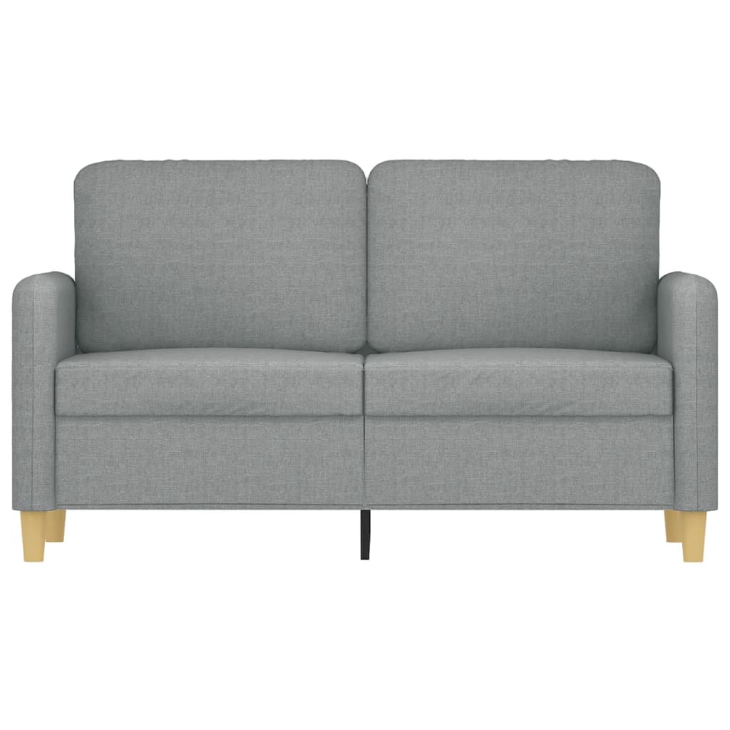 Tweezitsbank 120 cm stof lichtgrijs is nu te koop bij PeponiXL, paradijselijk wonen!