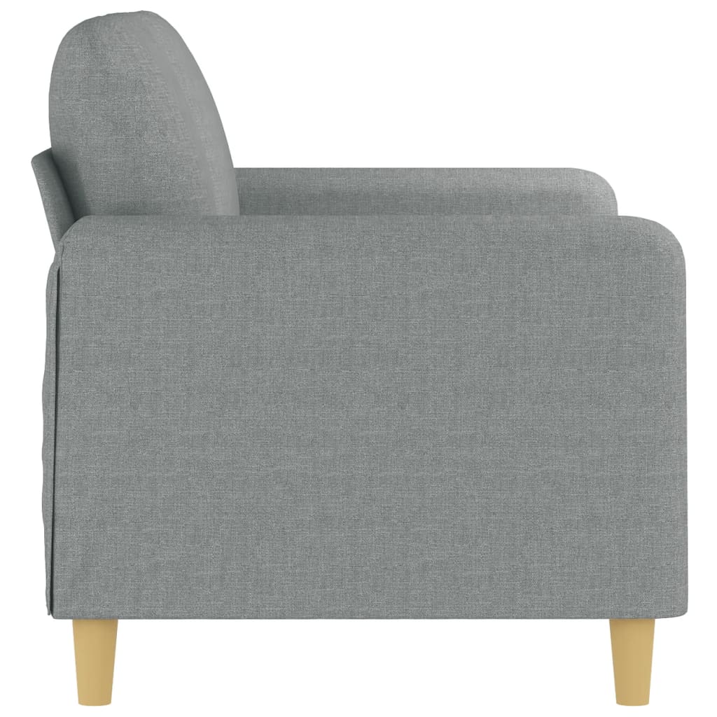 Tweezitsbank 120 cm stof lichtgrijs is nu te koop bij PeponiXL, paradijselijk wonen!