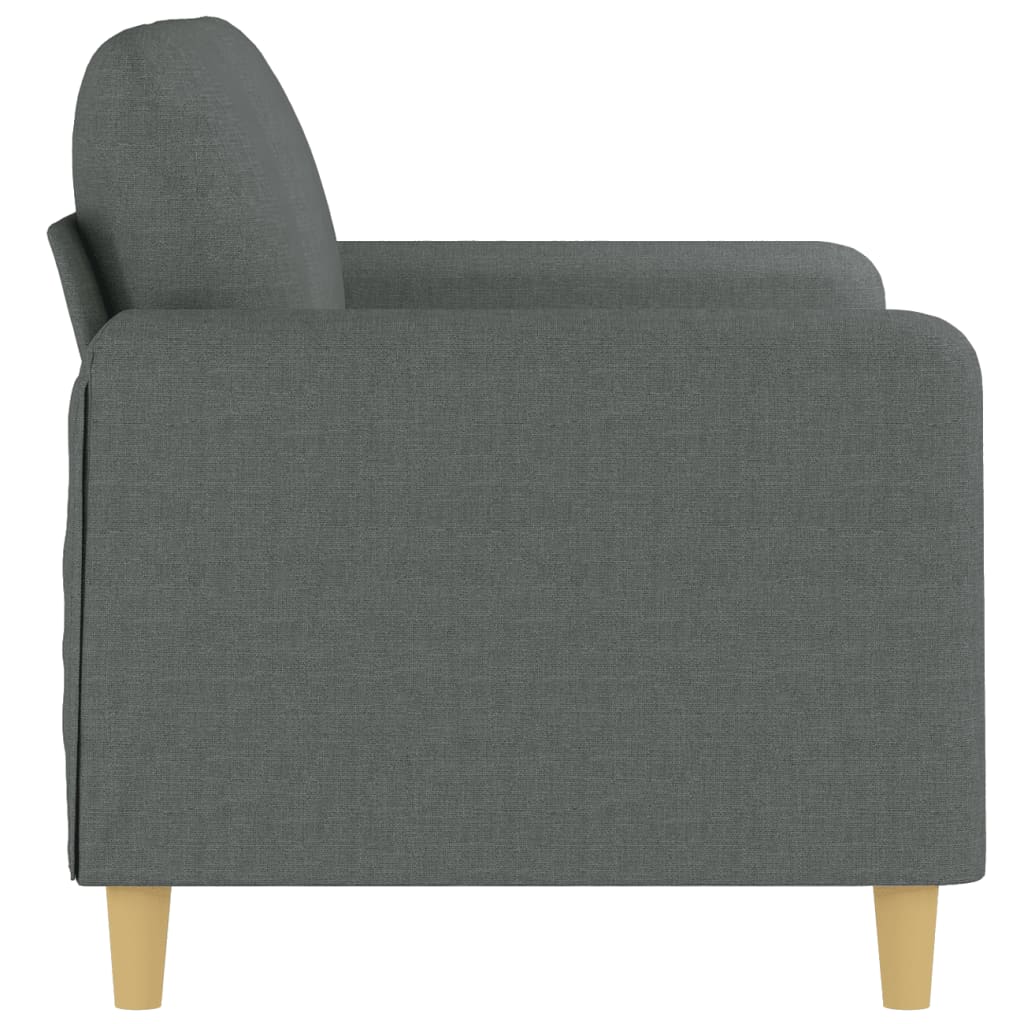 Tweezitsbank 120 cm stof donkergrijs is nu te koop bij PeponiXL, paradijselijk wonen!