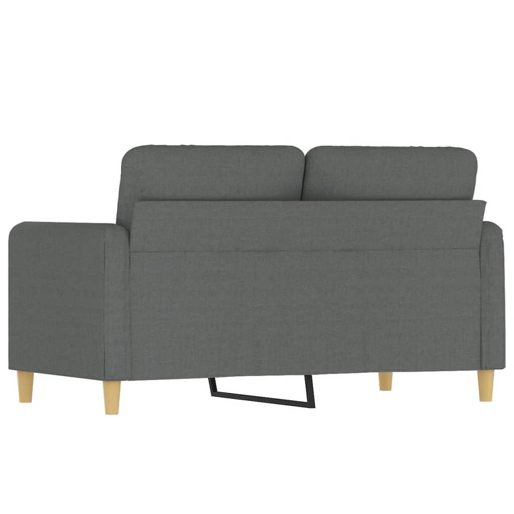 Tweezitsbank 120 cm stof donkergrijs is nu te koop bij PeponiXL, paradijselijk wonen!