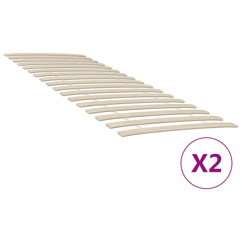 Bedlattenvervanging met 34 latten 2 stuks 80x200 cm is nu te koop bij PeponiXL, paradijselijk wonen!