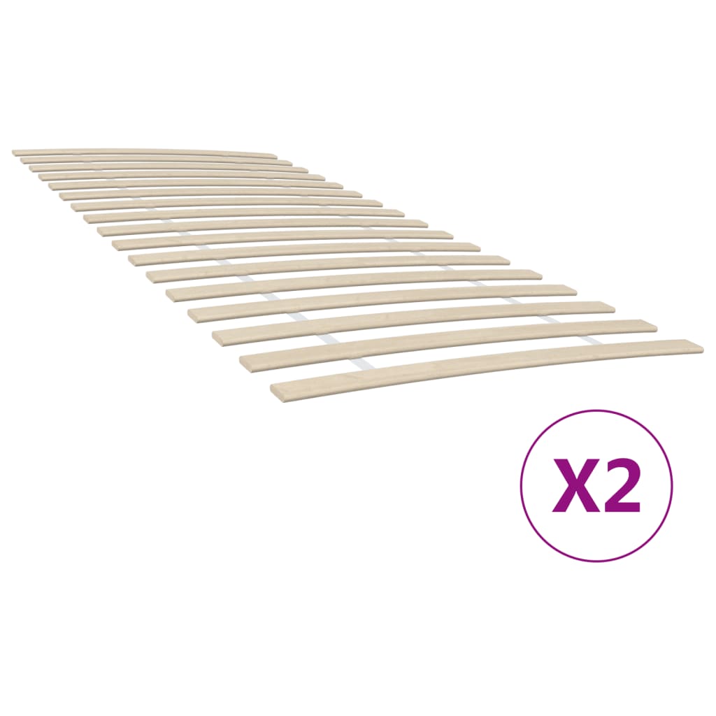 Bedlattenvervanging met 34 latten 2 stuks 90x200 cm is nu te koop bij PeponiXL, paradijselijk wonen!