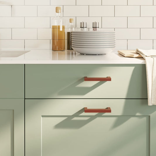 Handvatten 20 st 96 mm roestvrij staal bronskleurig is nu te koop bij PeponiXL, paradijselijk wonen!