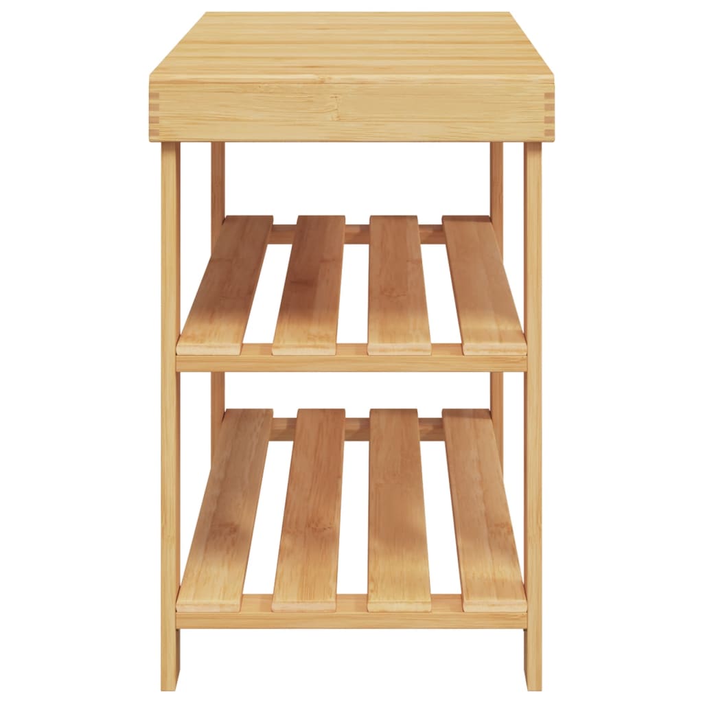 Schoenenrek 3-laags 70x27,5x45 cm bamboe is nu te koop bij PeponiXL, paradijselijk wonen!