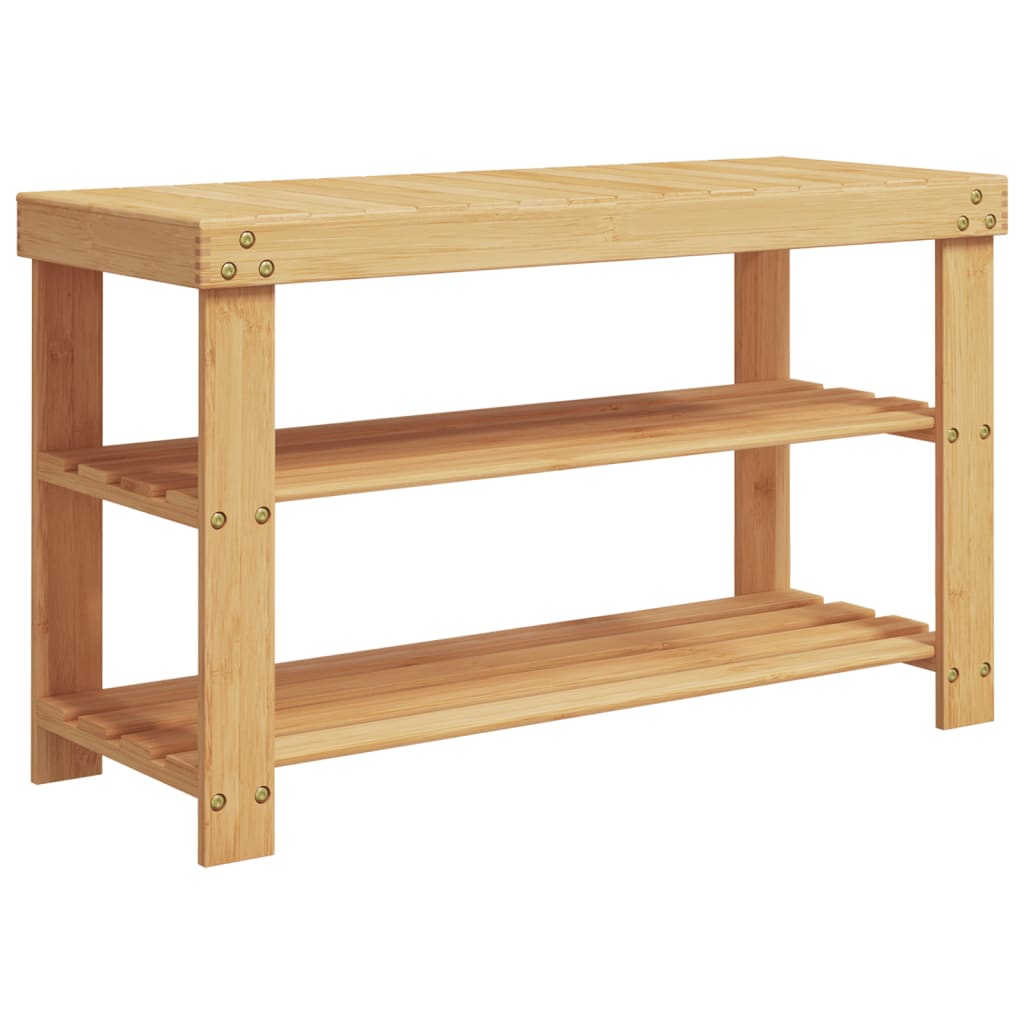Schoenenrek 3-laags 70x27,5x45 cm bamboe is nu te koop bij PeponiXL, paradijselijk wonen!