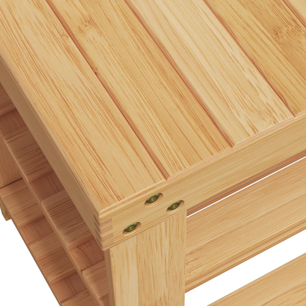 Schoenenrek 3-laags 70x27,5x45 cm bamboe is nu te koop bij PeponiXL, paradijselijk wonen!