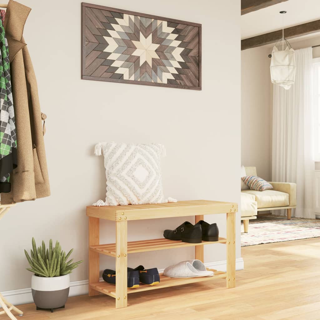 Schoenenrek 3-laags 70x27,5x45 cm bamboe is nu te koop bij PeponiXL, paradijselijk wonen!