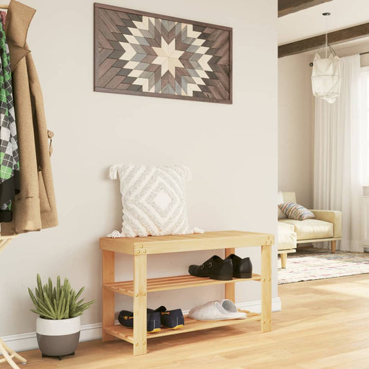Schoenenrek 3-laags 70x27,5x45 cm bamboe is nu te koop bij PeponiXL, paradijselijk wonen!