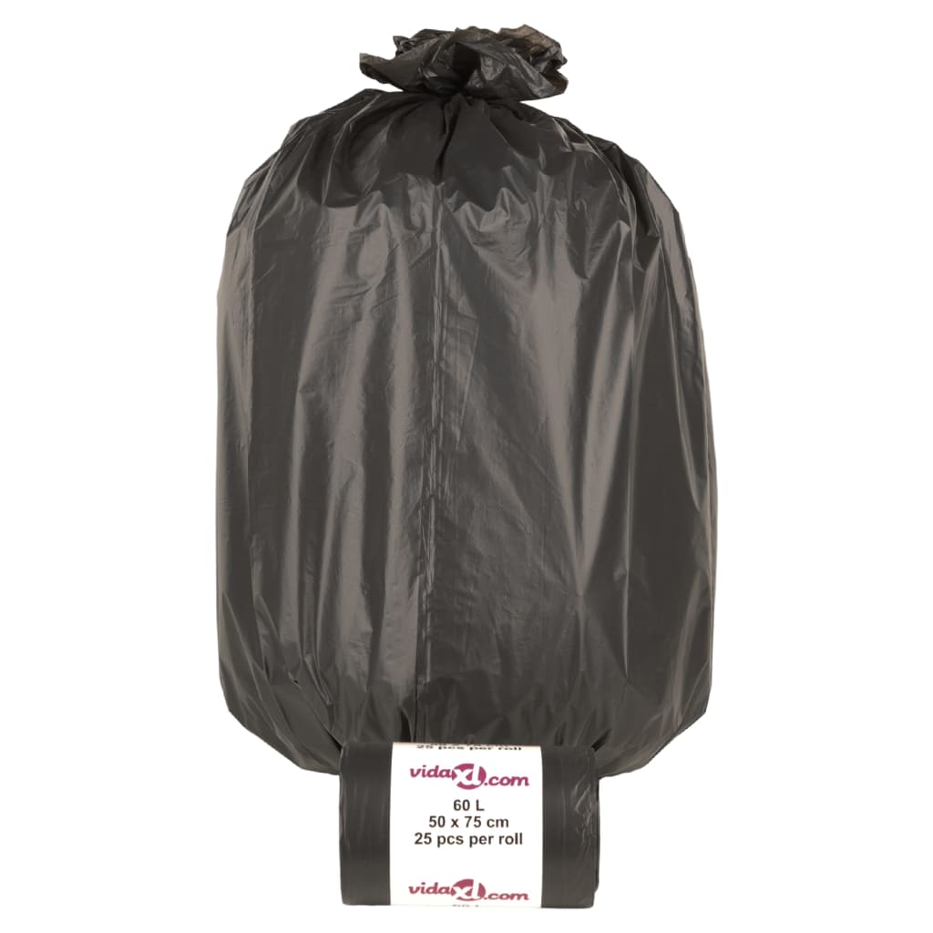 Vuilniszakken 250 st 60 l zwart is nu te koop bij PeponiXL, paradijselijk wonen!
