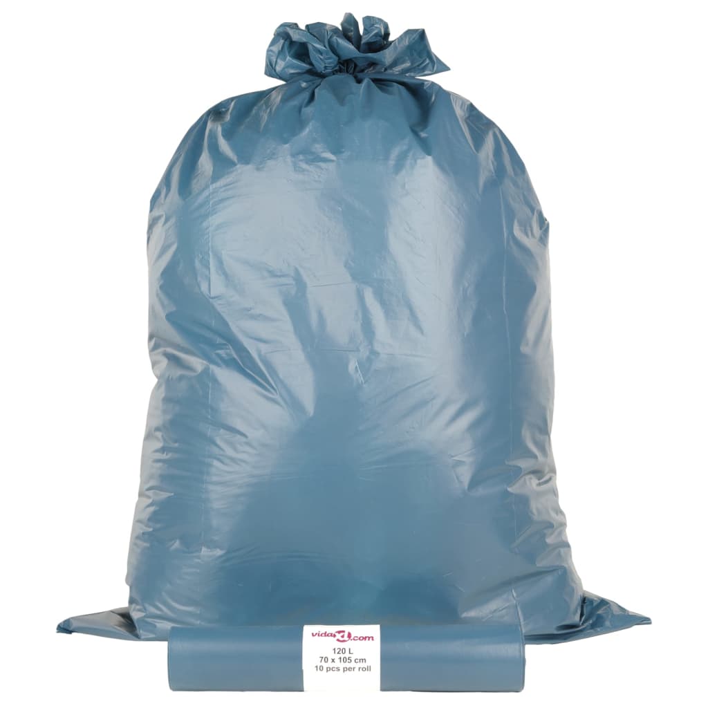Vuilniszakken 100 st 120 l blauw is nu te koop bij PeponiXL, paradijselijk wonen!