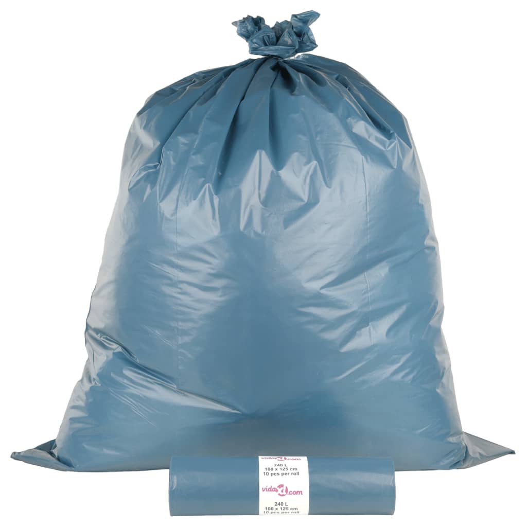 Vuilniszakken 100 st 240 l blauw is nu te koop bij PeponiXL, paradijselijk wonen!